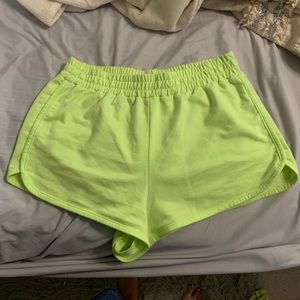 Forever 21 neon shorts